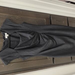 Gray Cap Sleeve Dress